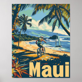Maui Hawaii Poster de viagens Art
