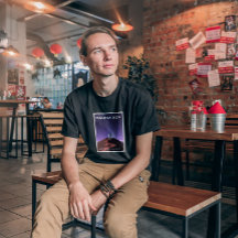 Mauna Kea Starry Sky Retro Poster T-Shirt