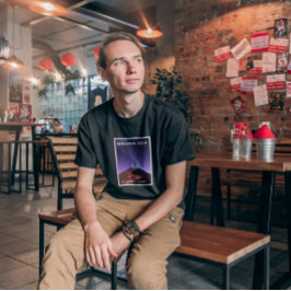 Mauna Kea Starry Sky Retro Poster T-Shirt