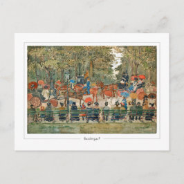 Maurice Prendergast #14 - Cartão postal de arte fi