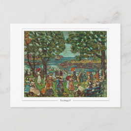 Maurice Prendergast #24 - Cartão Postal de Arte Fi