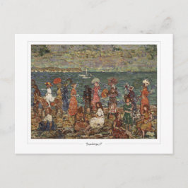 Maurice Prendergast #476 - Cartão postal de arte f