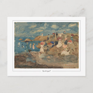 Maurice Prendergast #50 - Cartão postal de arte fi