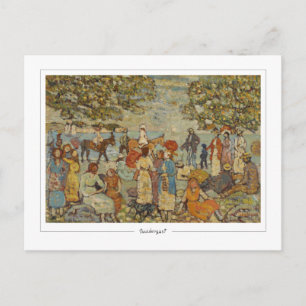 Maurice Prendergast #645 - Cartão Postal de Arte F