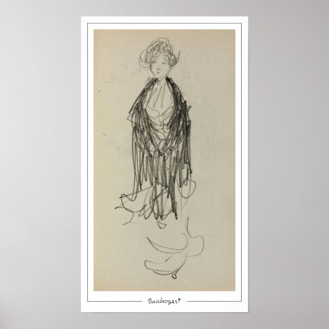 Maurice Prendergast Zedign Art Poster #376 (Frente)