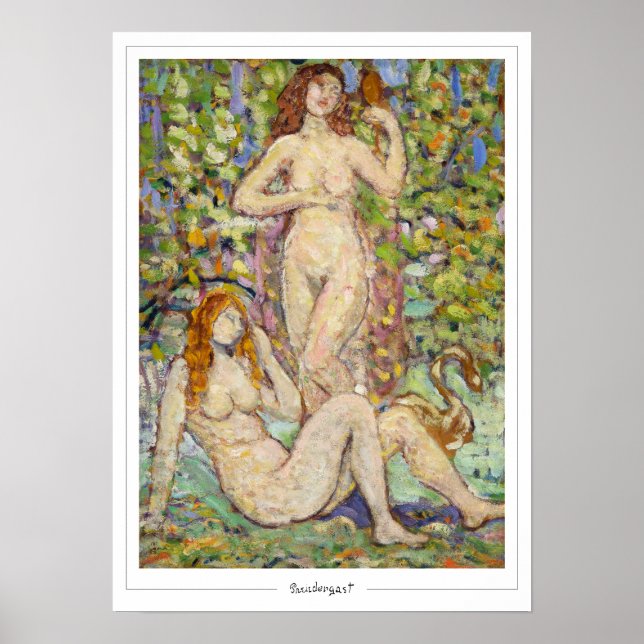 Maurice Prendergast Zedign Art Poster #580 (Frente)