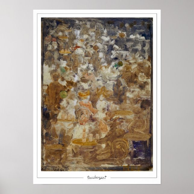 Maurice Prendergast Zedign Art Poster #592 (Frente)