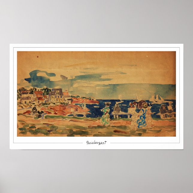 Maurice Prendergast Zedign Art Poster #596 (Frente)