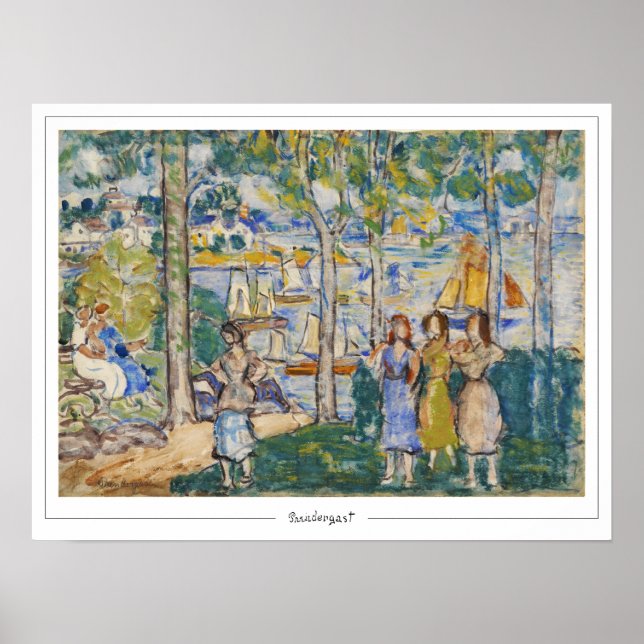 Maurice Prendergast Zedign Art Poster #602 (Frente)