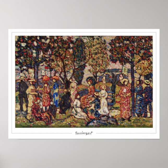 Maurice Prendergast Zedign Art Poster nº 16 (Frente)