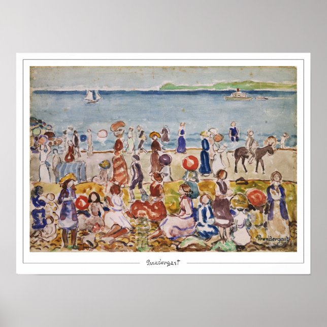 Maurice Prendergast Zedign Art Poster nº 9 (Frente)