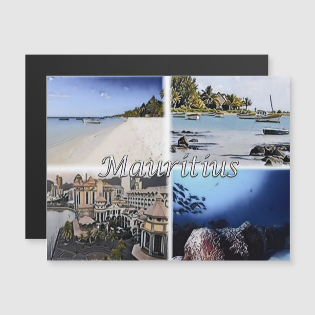 Maurícia - Boné Malheureux - Mosaico - (Frente/Verso)