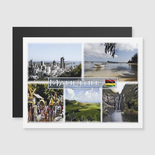 Maurícia - Mosaico - (Frente/Verso)