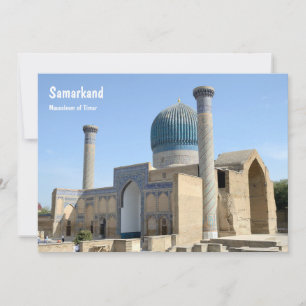 Mausoléu de Timur em Samarkand, Cartão Uzbequist