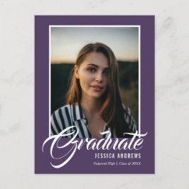 Mauve de Fotografias Moderno de Convite para forma