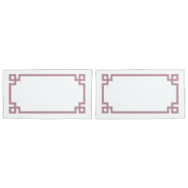 Mauve Grega Key Border King Size