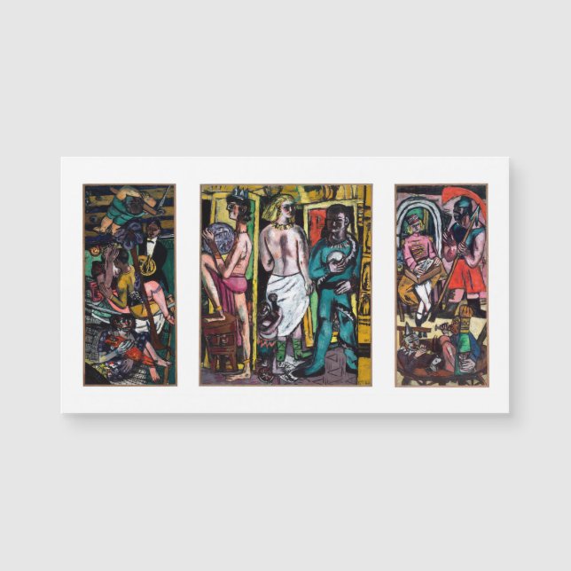 Max Beckmann - Die Akrobaten (Frente)