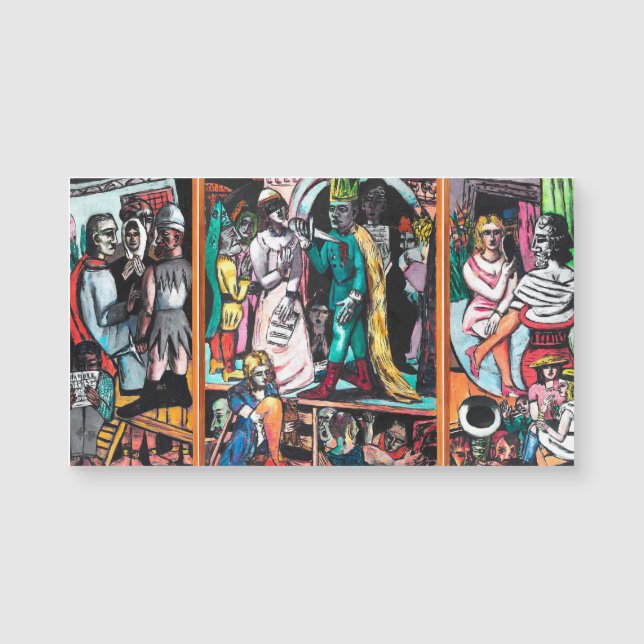 Max Beckmann - Die Schauspieler (Frente)