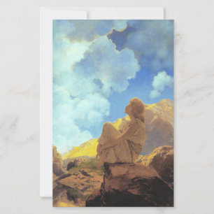 Maxfield Parrish Manhã 1922 Nuvem Azul Arte Fina