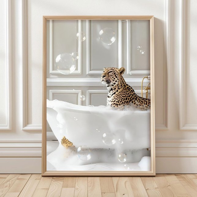 Maximalista de Leopardo na Impressão de Banheira,  (Criador carregado)