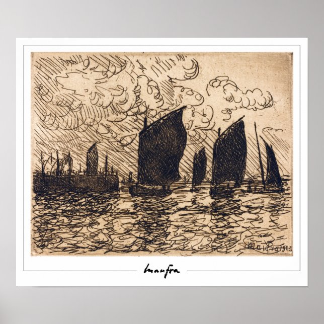 Maxime Maufra Zedign Art Poster nº 103 (Frente)