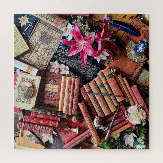 Máximo Quebra-cabeça de Máquina de Escrever Biblió (Vertical)