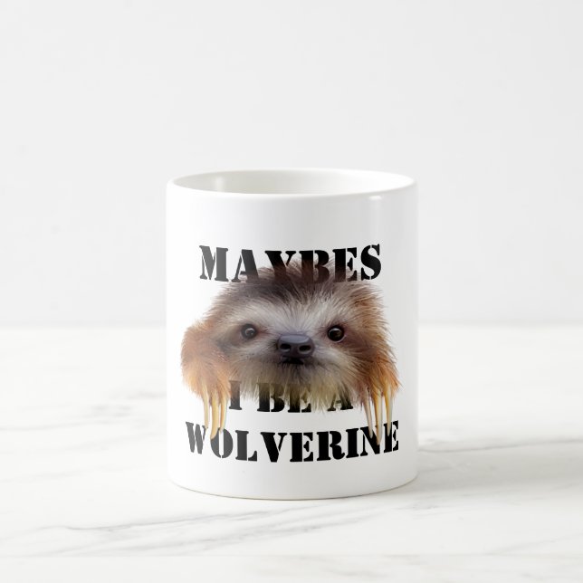 Maybes eu seja uma caneca de Wolverine (preguiça (Centro)