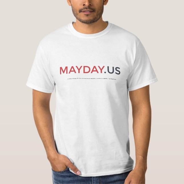 MayDay - abrace a camisa da ironia (Frente)