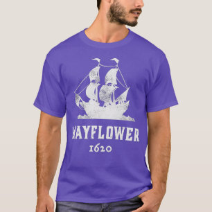 Mayflower 400º aniversário Camisa 1620 Ação de Gra