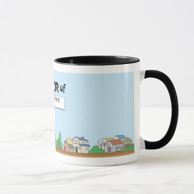 Mayor de? Cidade - caneca (Direita)