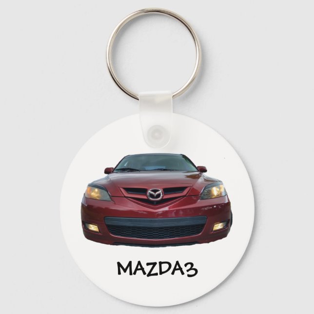 Mazda3 Button Chaveiro Mazda 3 frente apenas (Frente)