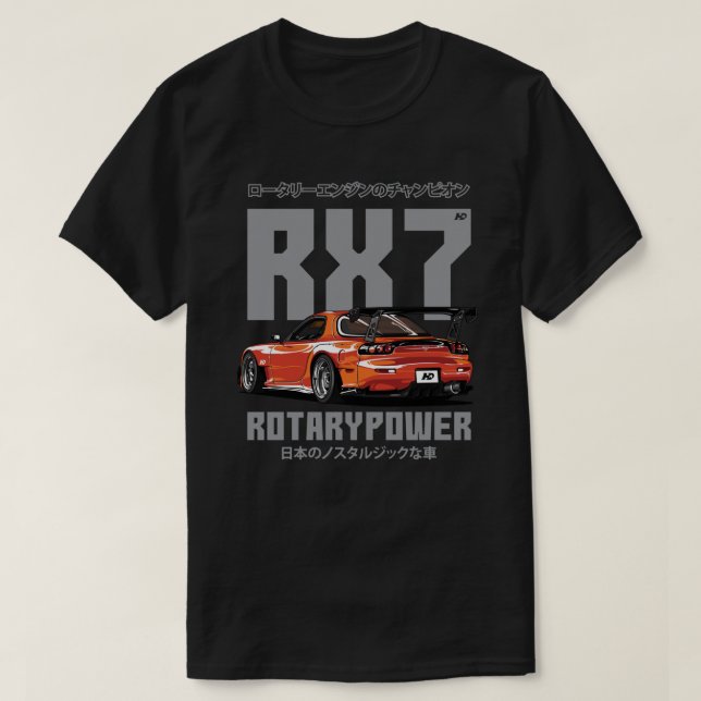 Mazda RX7 - Camisa Essencial (Frente do Design)