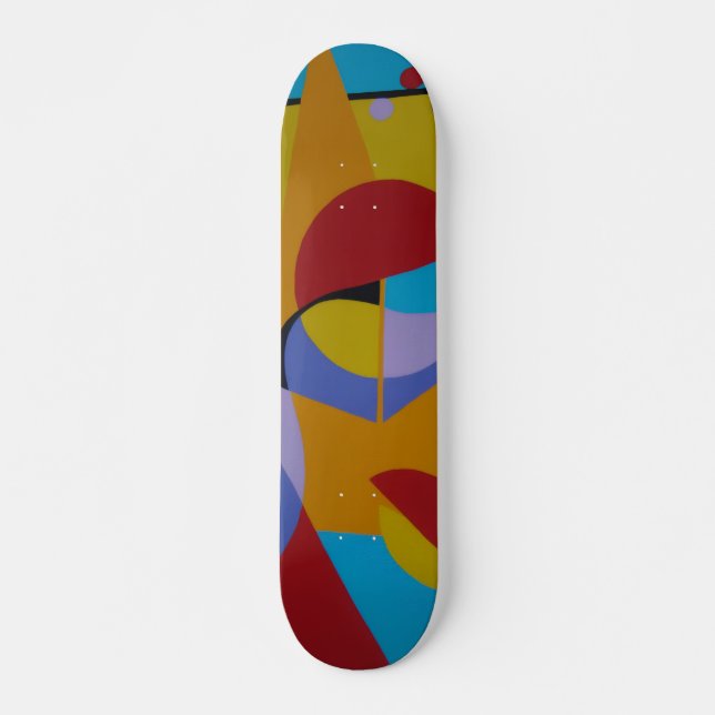 Maze on the Asphalt Skateboard (Frente)