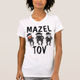 MAZEL TOV t-shirts judias engraçadas
