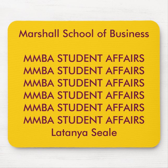 MBASTUDENTAFFIRS MOUSEPAD (Frente)
