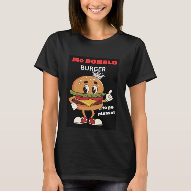 Mc DONALD BURGER T-Shirt (Frente)