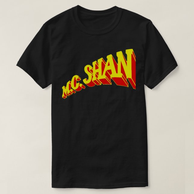 MC SHAN - Camisa T essencial (Frente do Design)