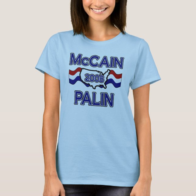 McCain Palin 2008 t-shirt (Frente)