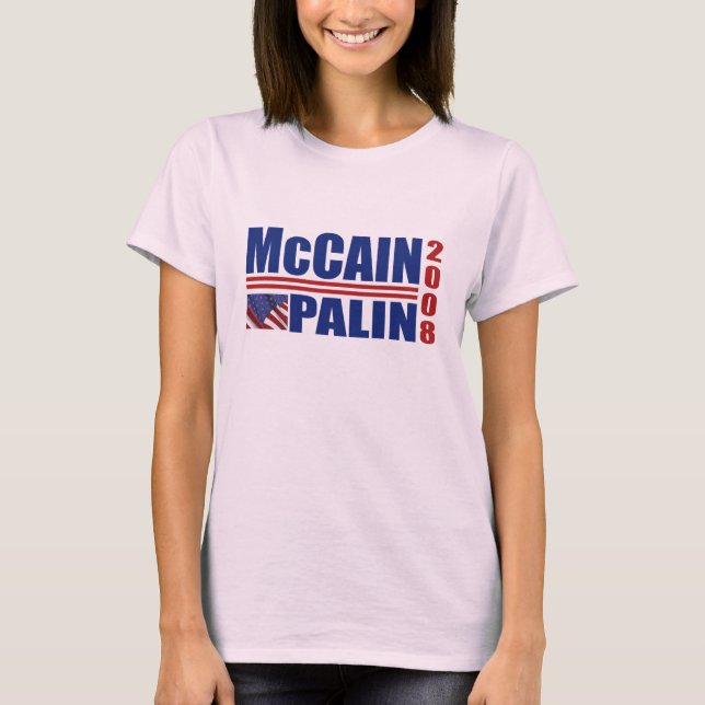 McCain Palin 2008 T-shirts (Frente)