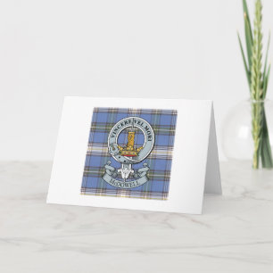 McDowell Crest + Cartão de Saudação Tartan