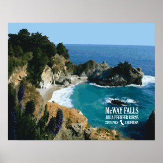 McWay Falls - Grande Poster de Sur