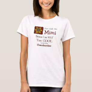 Me Chame de Mimi Legal Vovó T-shirt Prim Sunflower