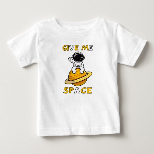 ME DÊ ESPAÇO Camiseta Fofa de Astronauta Amante do (Frente)