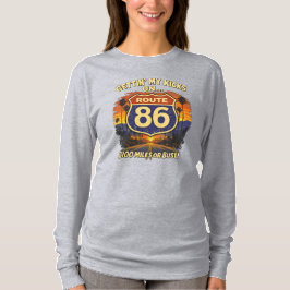 Me divertindo na rota 86 camiseta