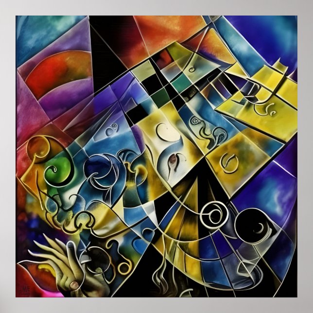 Me - IA Fantasy Digital Art Impressão - Moderno (Frente)