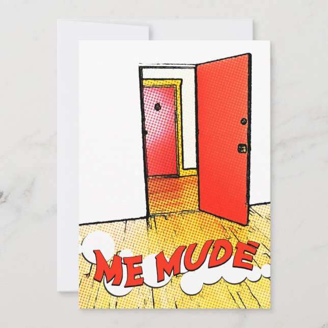 me mudé: puerta cómica (Frente)