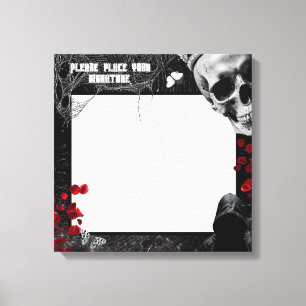 Mea de 20"x20" de Canvas de assinatura assombrando