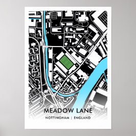 Meadow Lane Poster - Casa Histórica de Notts Count