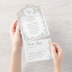 Meadow Pastel Rosas Franceses Casamento Floral