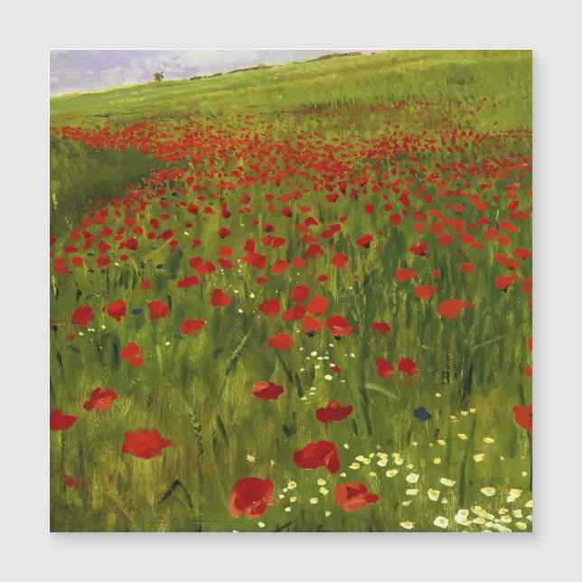 Meadow with Poppies (1896) Merse Pál Szinyei (Frente)